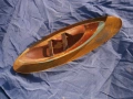 Лодка,Макет,Индианска,Кану,Пирога,Ретро, снимка 9