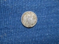 СРЕБЪРНА РУМЪНСКА МОНЕТА ОТ 1914 Г. 2 ЛЕИ, снимка 2