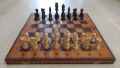 шах фигури дървени нови 34см , снимка 1