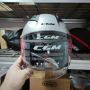 ПРОМО: Каска шлем CGM 130a DAYTONA Mono Silver XL 61-62 см, снимка 1 - Спортна екипировка - 45003730