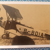 Рядка картичка с Български самолет ДАР-3., снимка 1 - Филателия - 45023992