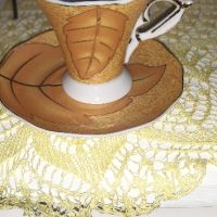 Порцеланова чашка за кафе с чинийка, снимка 1 - Чаши - 34970055