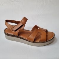 Дамски сандали от естествена кожа , снимка 2 - Сандали - 45354357