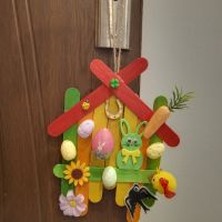Дървени Великденски къщички , снимка 10 - Декорация за дома - 45491421