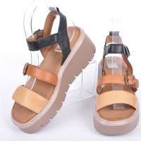СЕЗОН'24! Дамски сандали естествена кожа - Платформа, снимка 3 - Сандали - 45397775