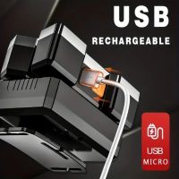 ➤ Акумулаторен LED челник, 4 режима, водоустойчив, лек, USB зареждане, снимка 3 - Екипировка - 45342880