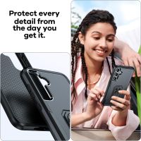 ANTSHARE калъф за телефон Samsung Galaxy A35 5G с 1 закален стъклен протектор за екрана, черен, снимка 2 - Калъфи, кейсове - 45386709