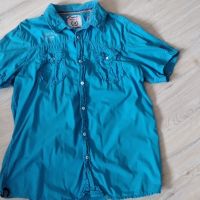 Синя мъжка риза, снимка 1 - Ризи - 45466433