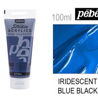 Акрилна боя 100 мл. iridescent blue black N:360, снимка 1 - Други - 45248387
