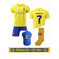 Екип Роналдо 2025г Черен цвят Екип + шорти Cristiano Ronaldo Nassr 24/25г, снимка 5 - Футбол - 45119758