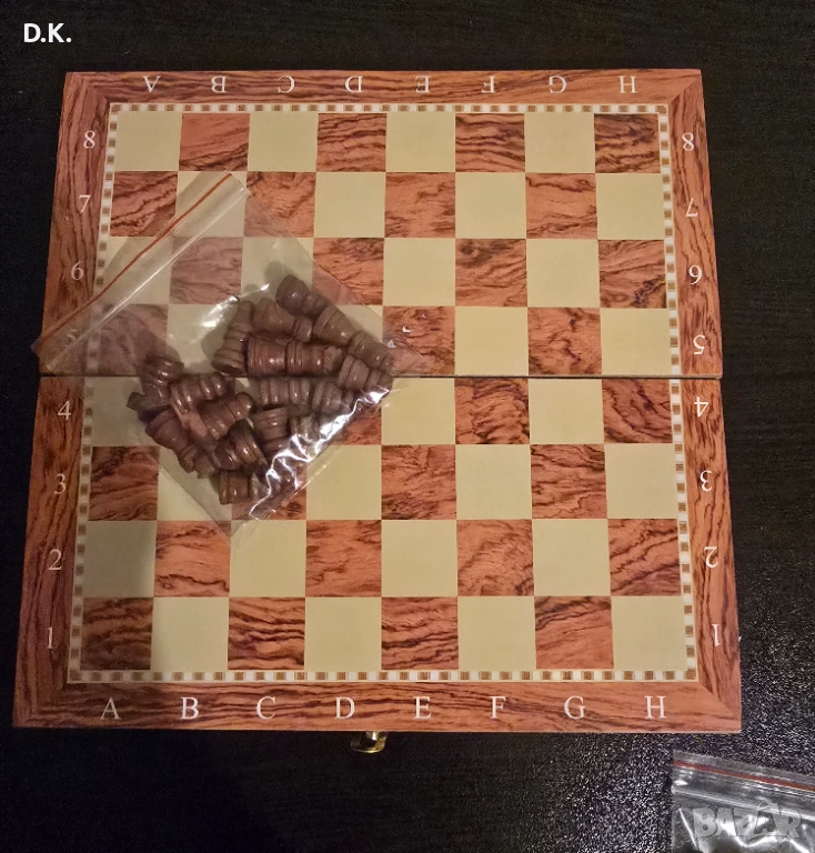 Дървен шах - чисто нов, снимка 1