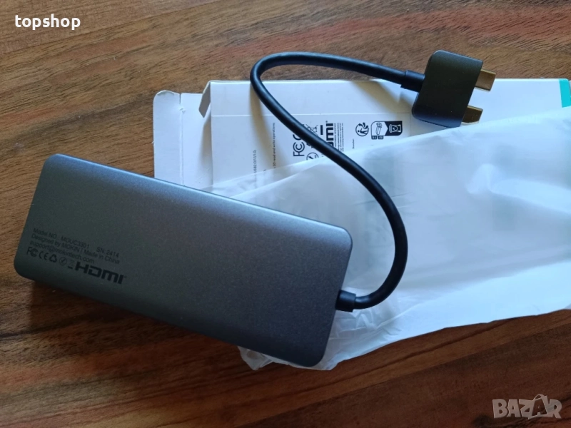 Нов Mokin USB-C 12 в 2 многофункционален хъб за MacBook MOUC3301, снимка 1