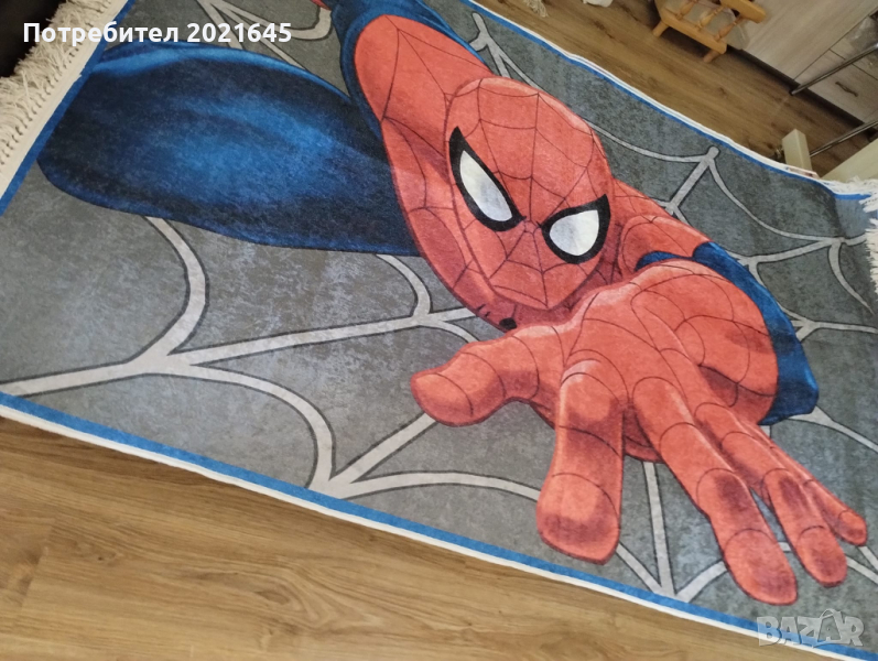 Намален детски килим спайдърмен, снимка 1