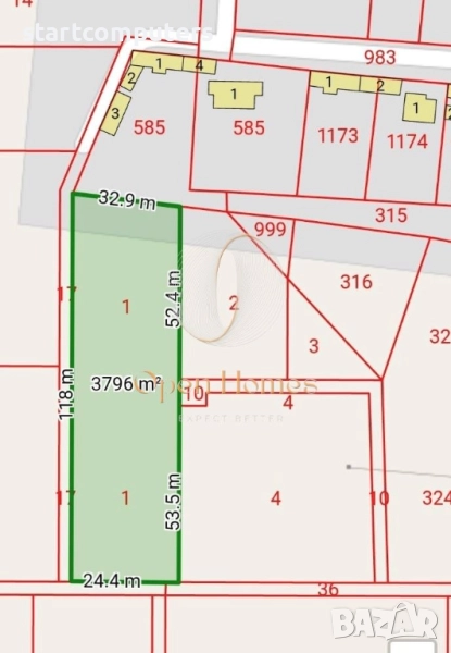 Продавам парцел в с. Строево, обл. Пловдив, снимка 1