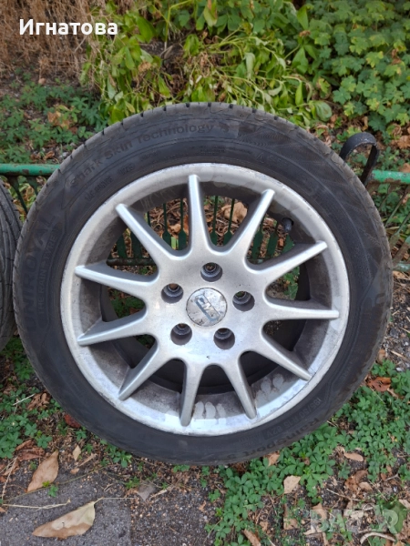 15" гуми с дот 3.2025 195/50/R15 + 15" Алуминиеви джанти за Мерцедес А класа, снимка 1