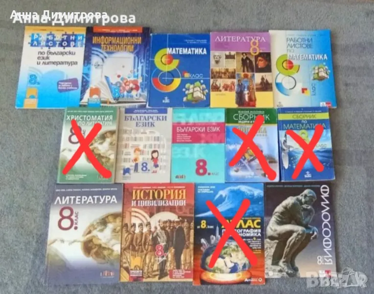 Учебници/сборници/атлас/учебна тетрадка за 8 клас, снимка 1