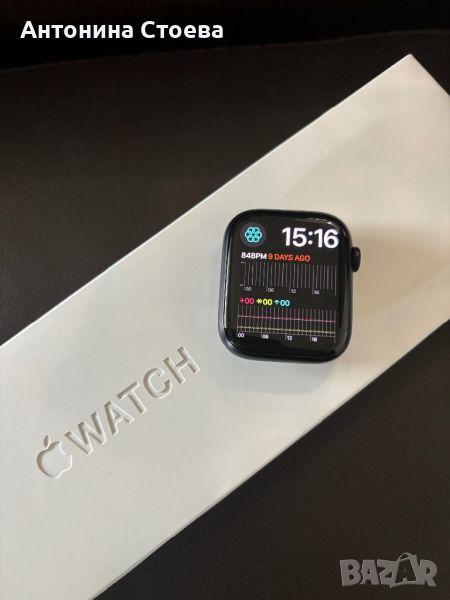 Apple Watch Series 8 Midnight Aluminium ,45 mm, снимка 1