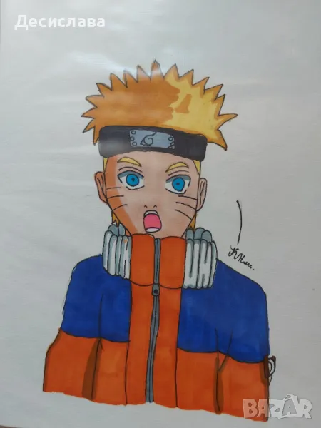 Рисунка аниме Наруто Naruto anime, снимка 1