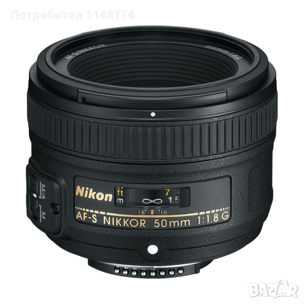 Обектив Nikkor AF-S 50mm f/1.8G, снимка 1