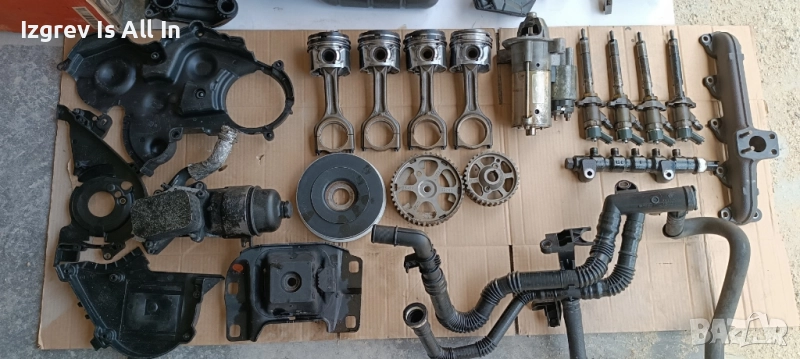 Здрави Двигателни части за 1.6хди 109к.с мазда 3,форд, ситроен, пежо и т.н, снимка 1