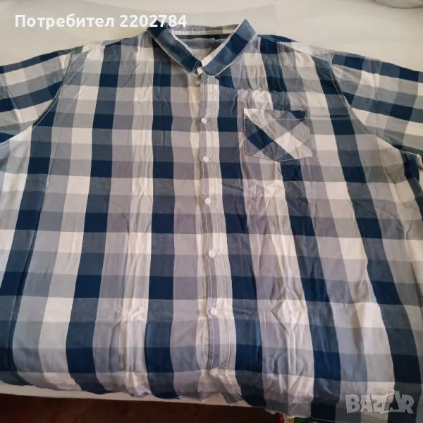 Мъжки ризи,мъжка риза 4ХЛ, 5ХЛ,4XL, 5XL ,6ХЛ,6XL, снимка 1