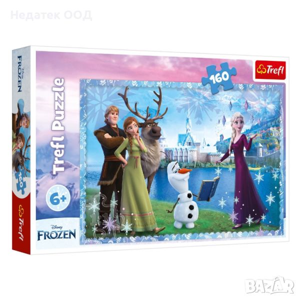 Пъзел, Trefl, Frozen Anna Elsa Olaf, 160 части, снимка 1