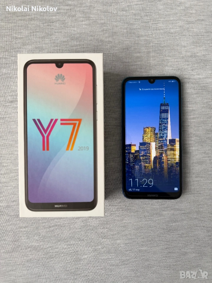 Huawei Y7 2019 | Протектор | Работи отлично, снимка 1