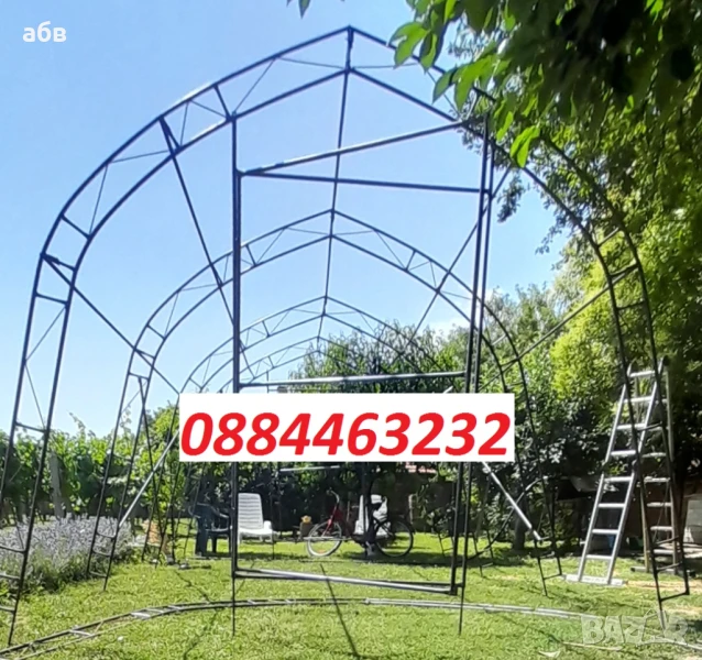 Оранжерия 4х8 м. ,височина 3м. ,Парник, снимка 1