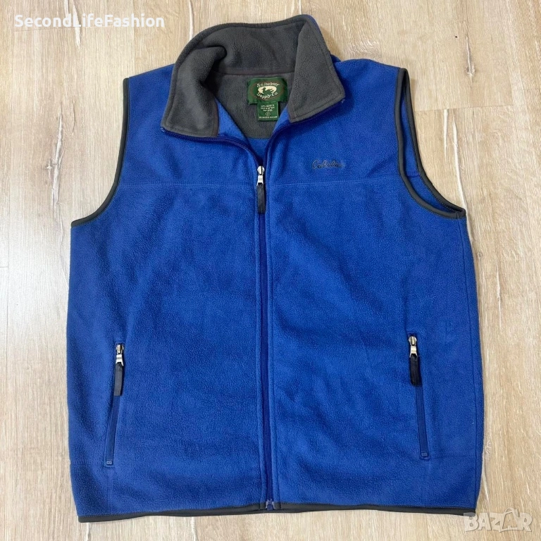 Мъжки поларен елек Cabela's Stillwater Supply Co. размер M син, снимка 1