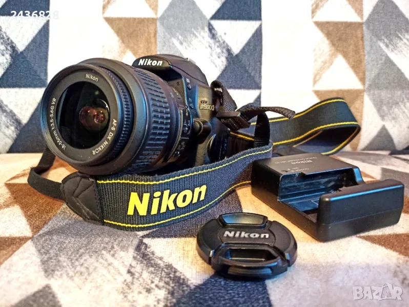 Nikon D5000 комплект, снимка 1