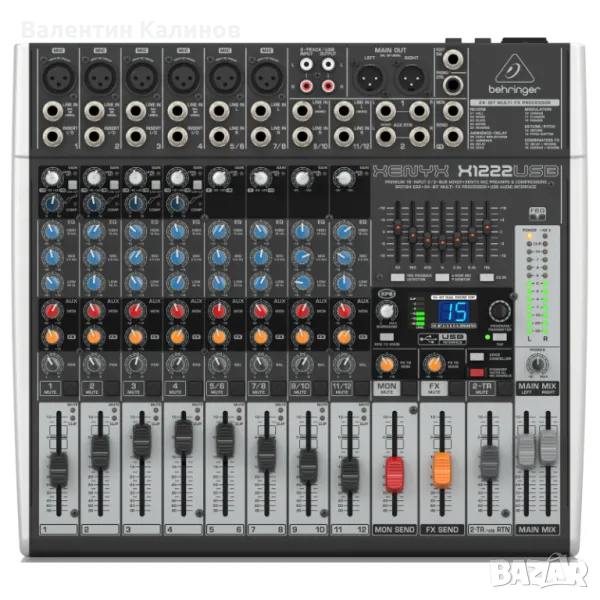 Смесителен пулт Behringer X1222USB-нов в гаранция!, снимка 1