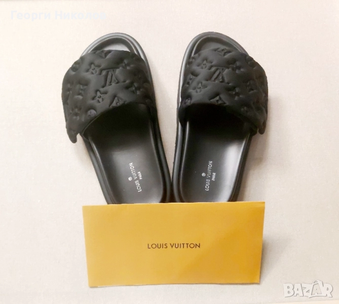 Дамски чехли Луис Витон , снимка 1