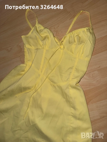 НОВО! Прелестна рокля цвят лимончело, снимка 1