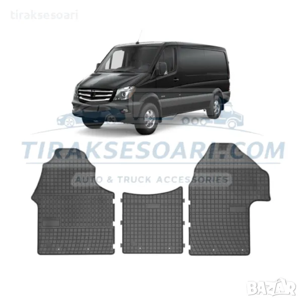 Полски Гумени стелки за бус MERCEDES SPRINTER след 2018 година, снимка 1