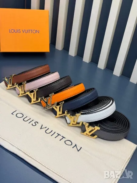 колани от естествена кожа в кутия louis vuitton 2см, снимка 1