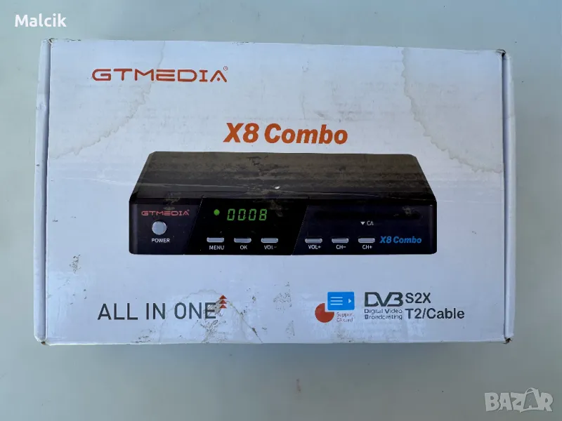 Нов приемник GTmedia V8 Combo DVB-S/S2/S2X, T2-MI, HEVC, WI-FI, снимка 1