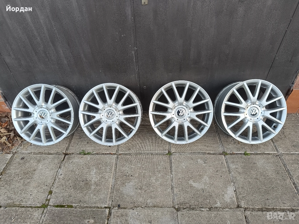 ОРИГИНАЛНИ алуминиеви джанти 17' 5x112 57,1 ФОЛКСВАГЕН GOLF 5 GT / VOLKSWAGEN TOURAN JETTA CADDY, снимка 1