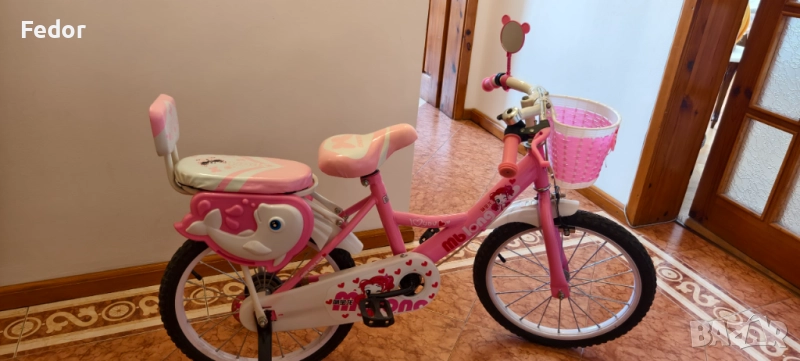 Велосипед - Колела 18" за момичета 5-9 години, снимка 1