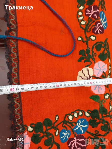 СТАРА РЪЧНО БРОДИРАНА ПРЕСТИЛКА , снимка 1