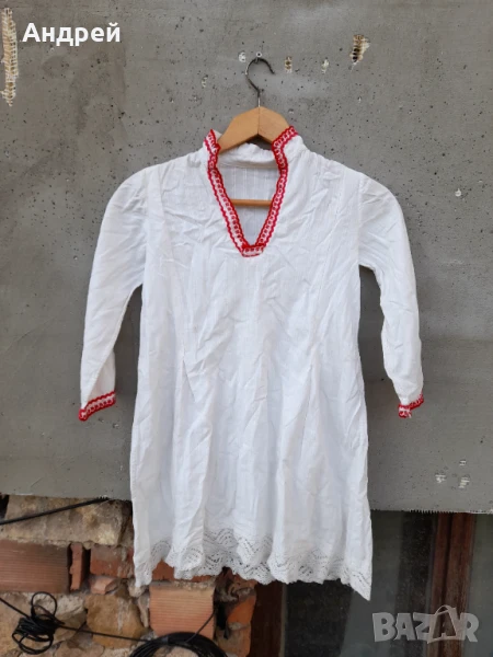 Стара дамска етно риза, снимка 1