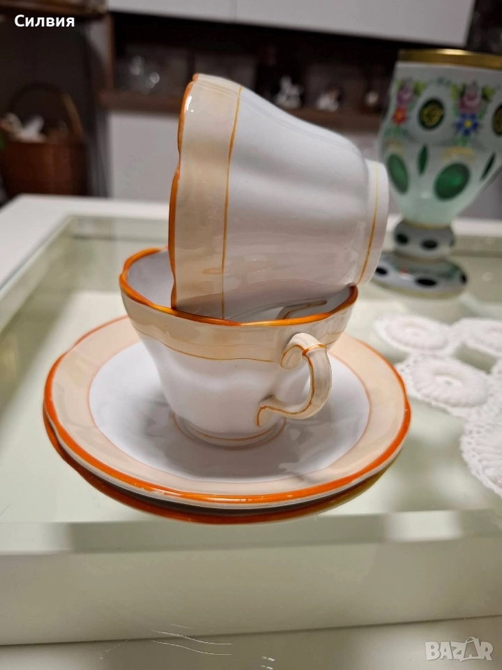 4 сета, старинен порцелан , снимка 1