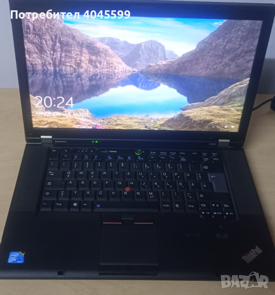 Продавам компютър - Lenovo ThinkPad W510 Core i7 Q820 - Touchscreen, снимка 1