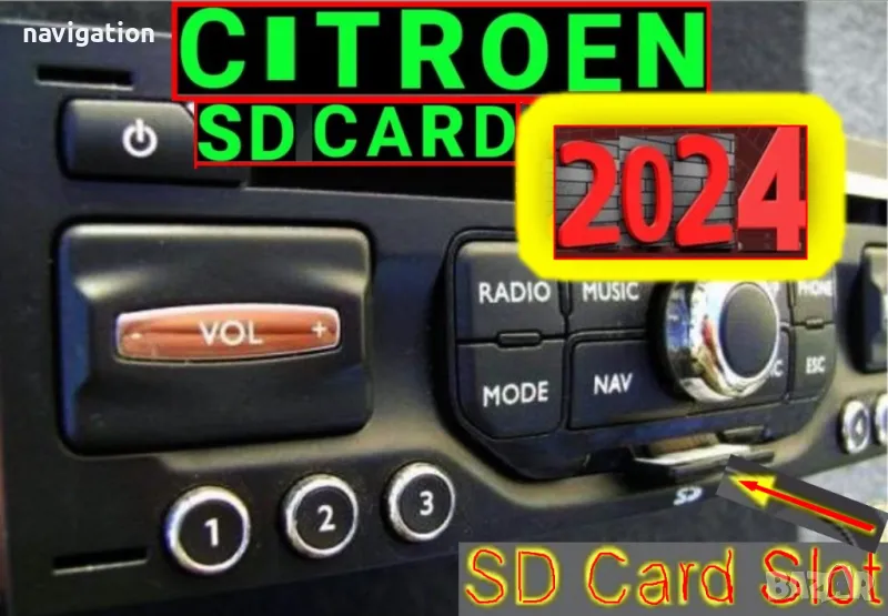 🚘🚘🚘 🇧🇬 2025 SD card Citroen/Peugeot навигация MyWay (RNEG) /WIP Nav (RNEG) СД карта, снимка 1