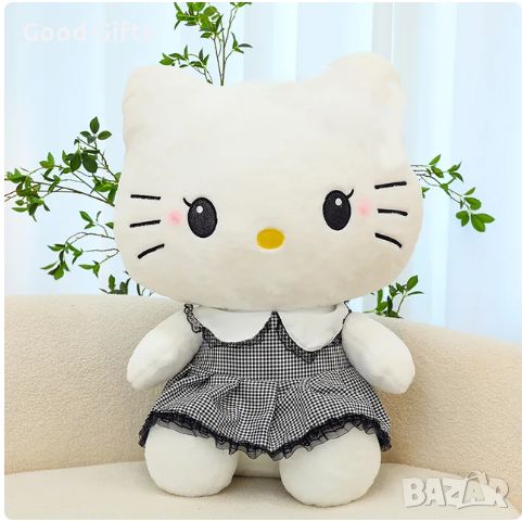 Плюшена играчка Hello Kitty, 55см, Плюшено коте Кити, снимка 1