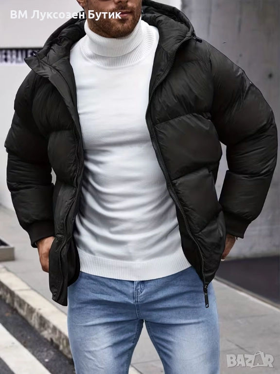 Мъжко луксозно зимно яке – идеално за най-студените дни!, снимка 1