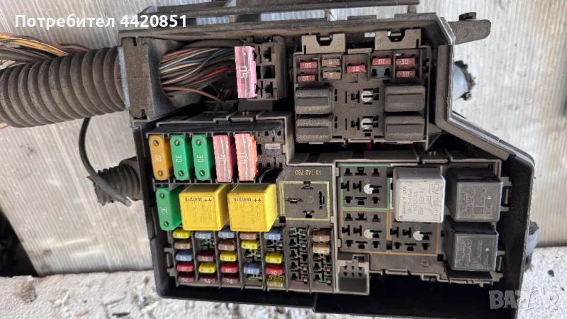 Контролен Модул (Бушонно Табло BSI / BSM ) за Opel Combo - 13142780, снимка 1