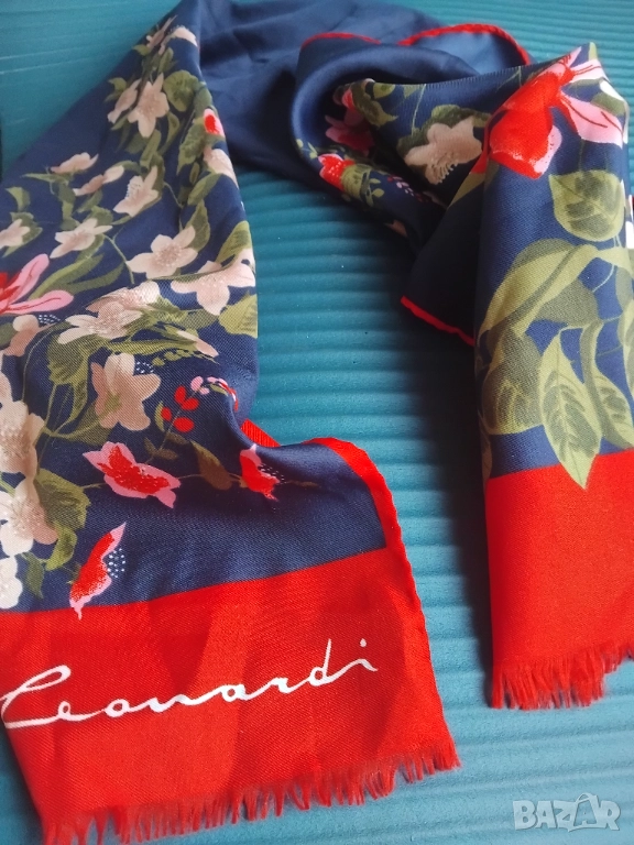 Leonardi 100% оригинален дамски шал, снимка 1