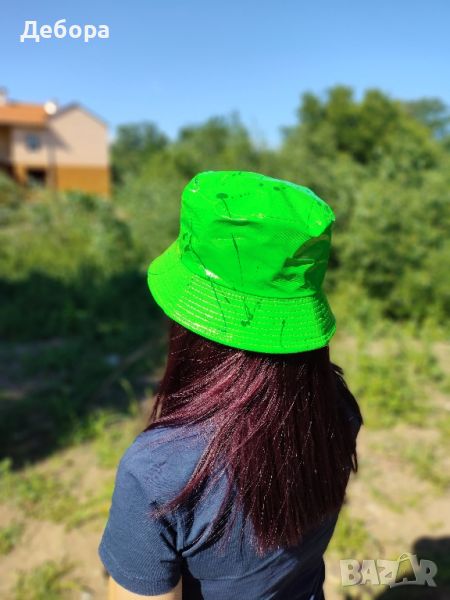 Зелена шапка идиотка , снимка 1