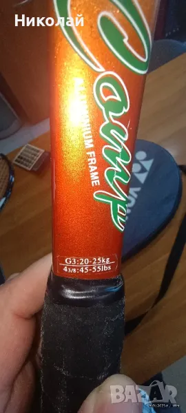 ракета за тенис на корт с калъф, тежи 300 гр., снимка 1