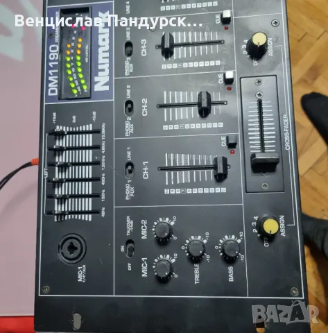 Numark DM1190 4 Channel DJ Preamp / Mixer , снимка 3 - Ресийвъри, усилватели, смесителни пултове - 47973245